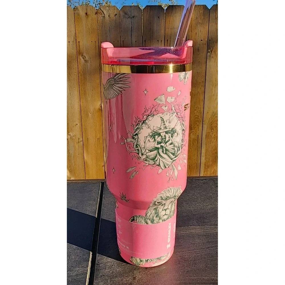 Target x Stanley Wicked For Good FlowState Quencher Tumbler 40 Oz Ozian Reprise - Picture 2 of 6